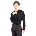 Crotch Shirts Easy Care Work Blouse