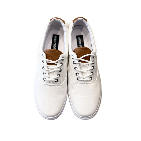 WHITE CASUAL SHOES